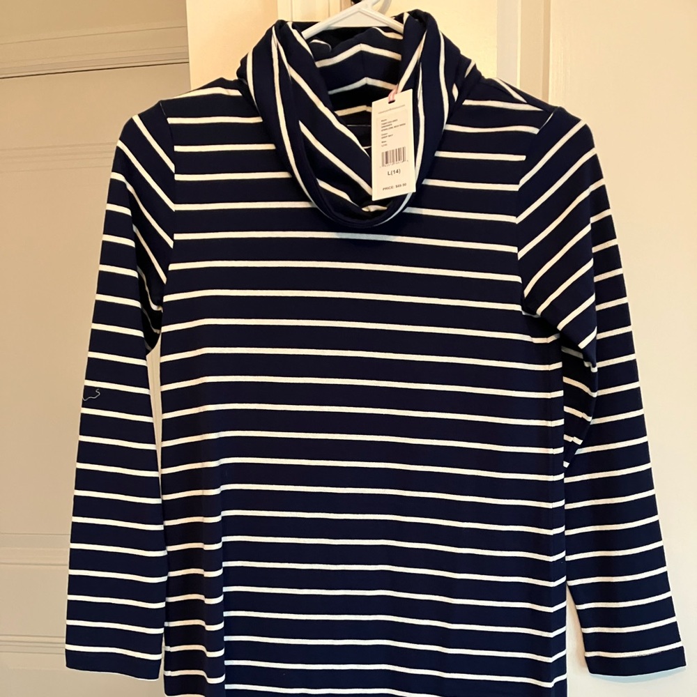 Vineyard Vines Cowl Neck Dress NWT girls size 14